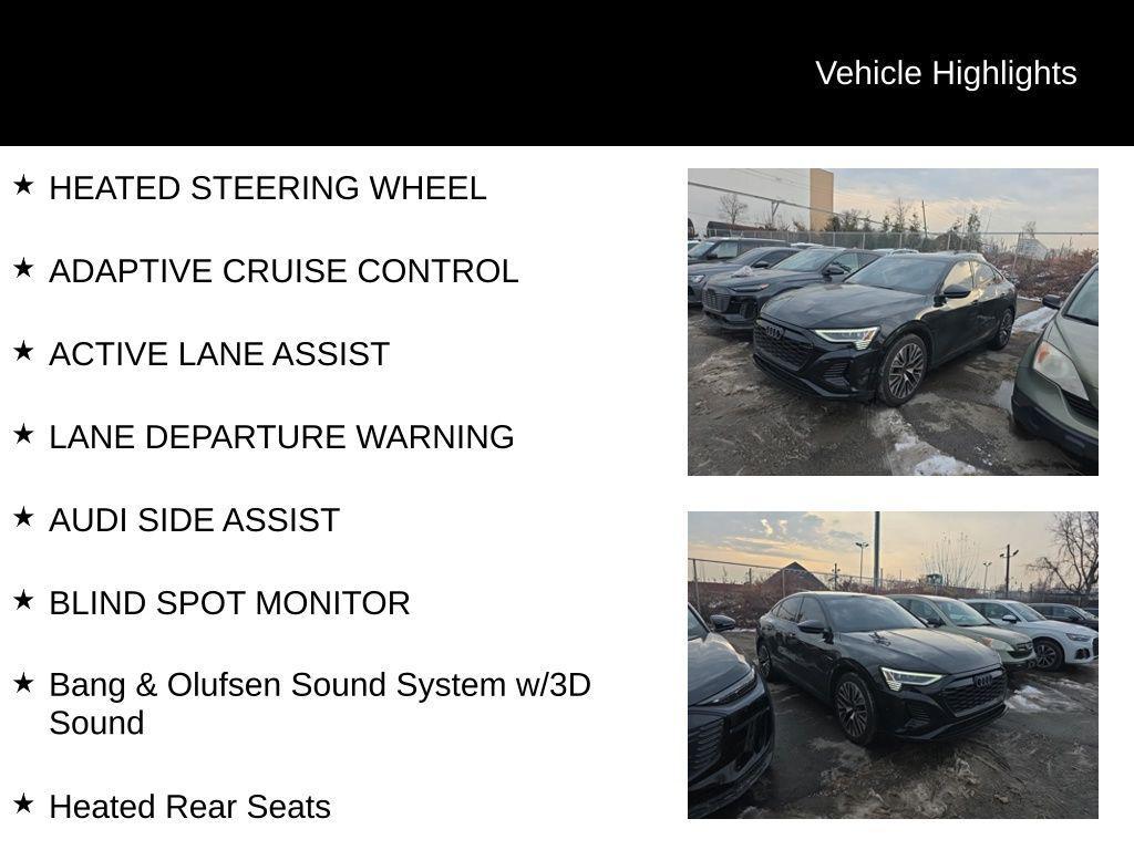 used 2024 Audi Q8 e-tron car, priced at $44,477