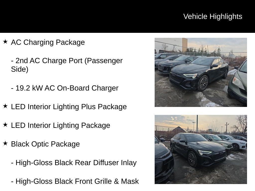 used 2024 Audi Q8 e-tron car, priced at $44,477