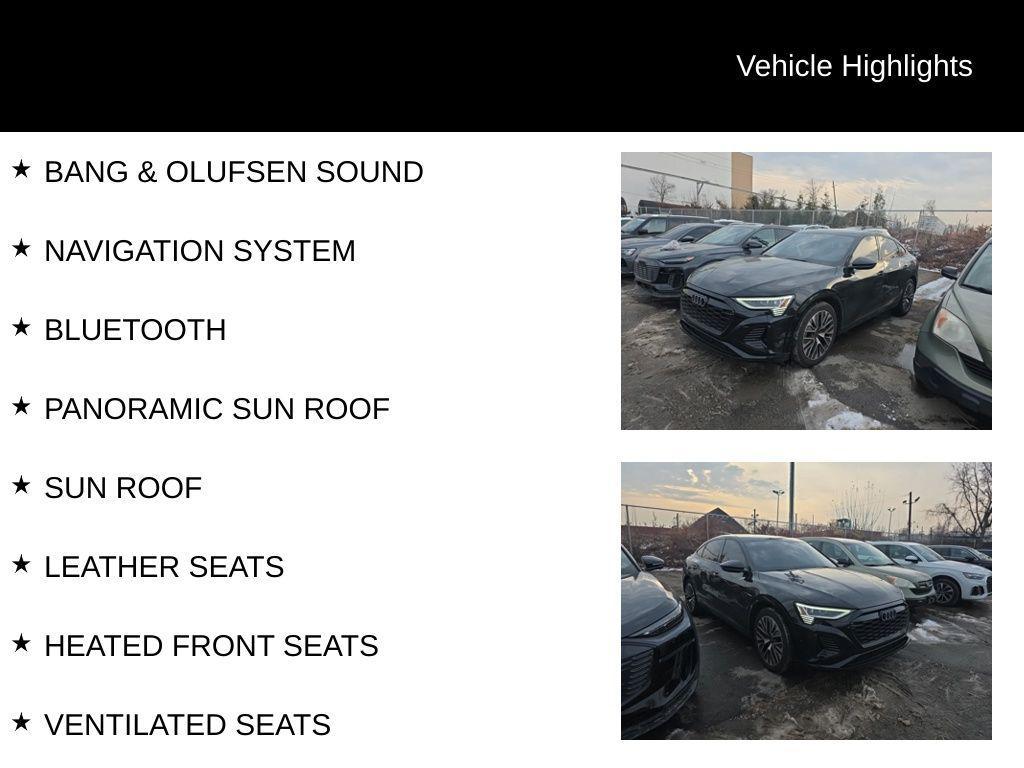 used 2024 Audi Q8 e-tron car, priced at $44,477