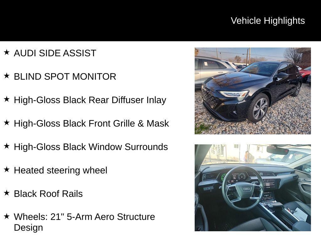 used 2024 Audi Q8 e-tron car, priced at $39,977