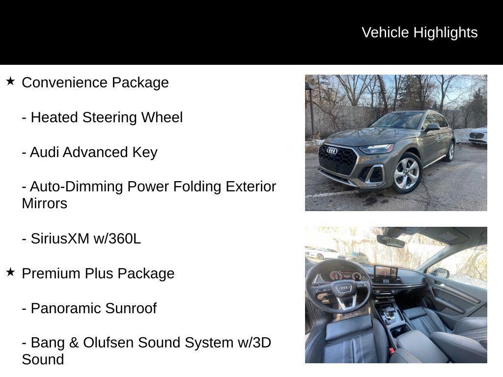 used 2023 Audi Q5 car, priced at $34,977