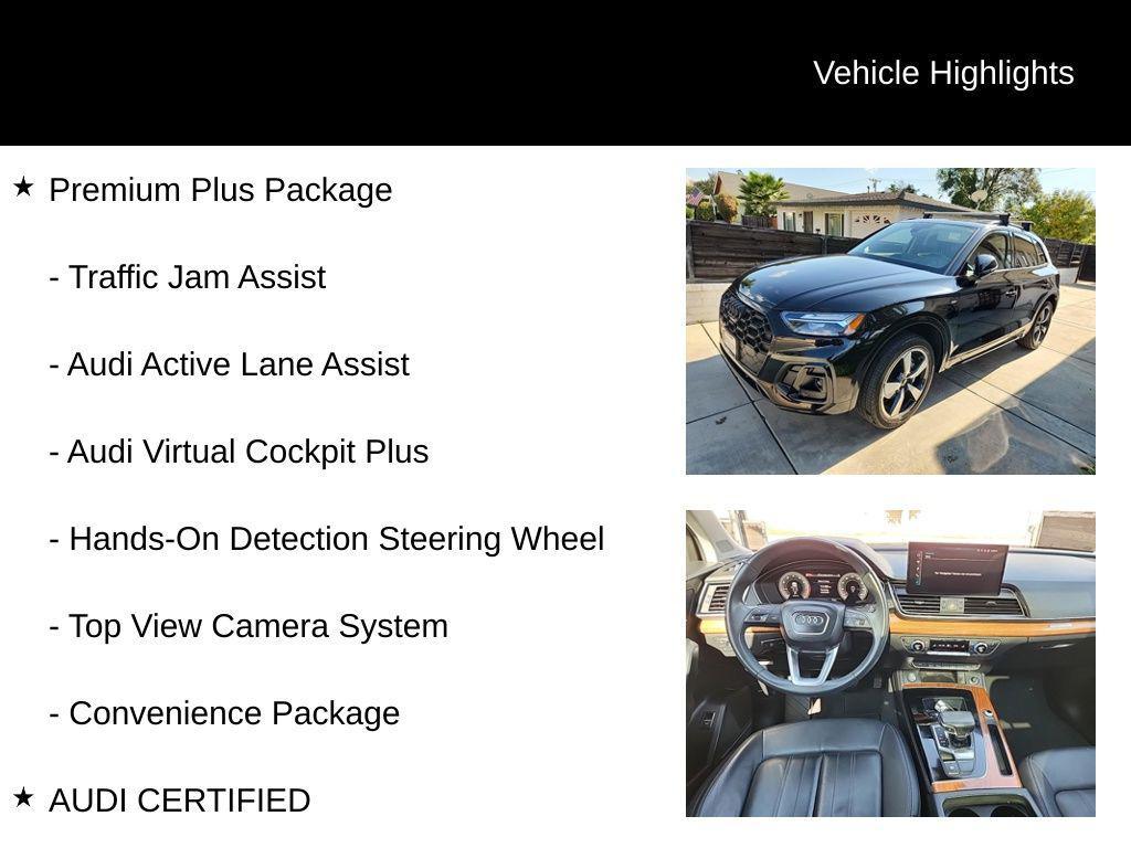 used 2023 Audi Q5 car, priced at $35,977