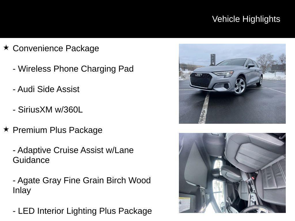 used 2023 Audi A3 car, priced at $26,977