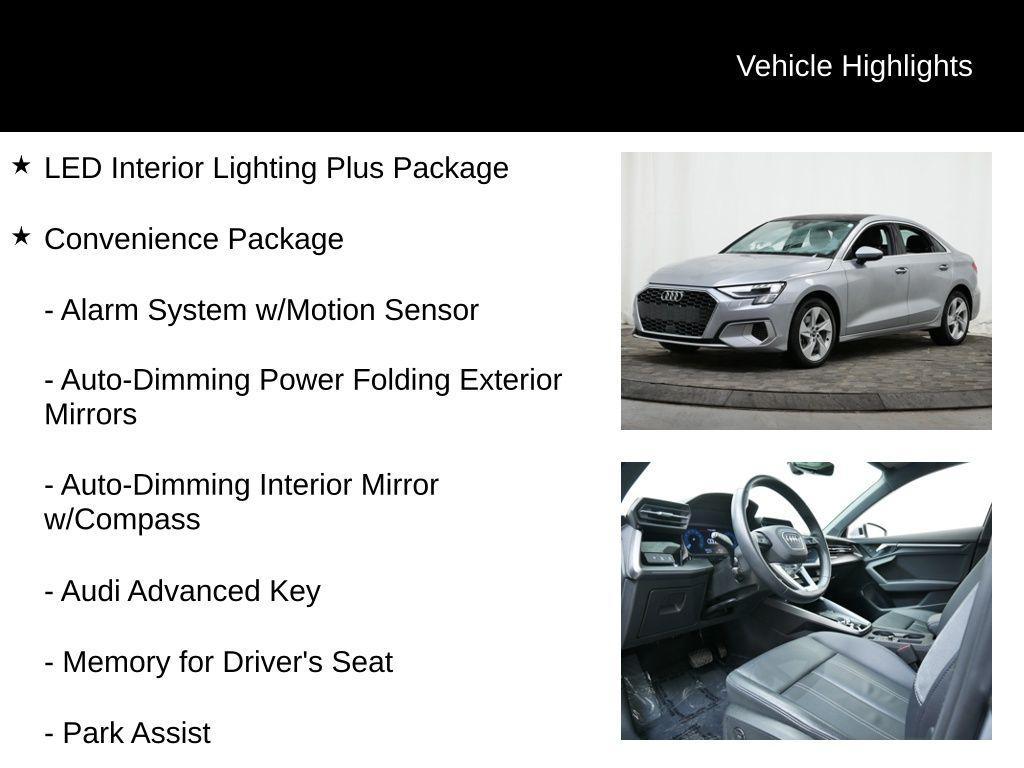 used 2023 Audi A3 car, priced at $26,977