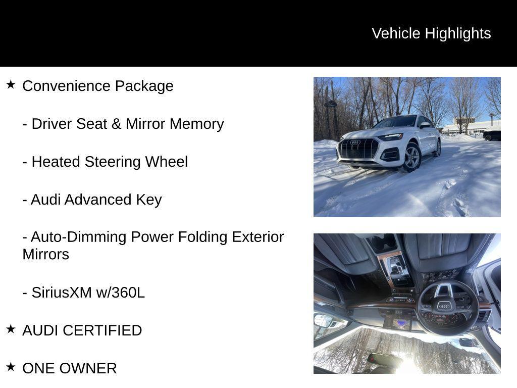 used 2023 Audi Q5 car, priced at $29,977