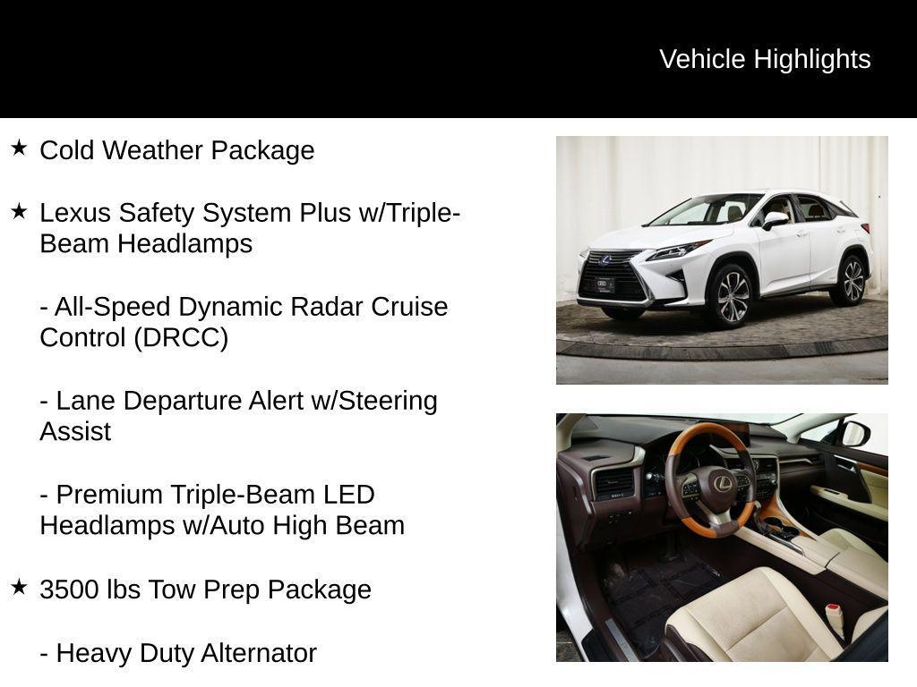 used 2016 Lexus RX 450h car, priced at $23,977