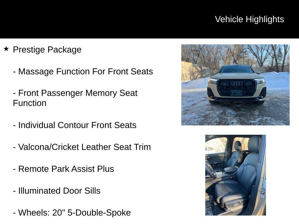 used 2025 Audi Q7 car, priced at $65,977