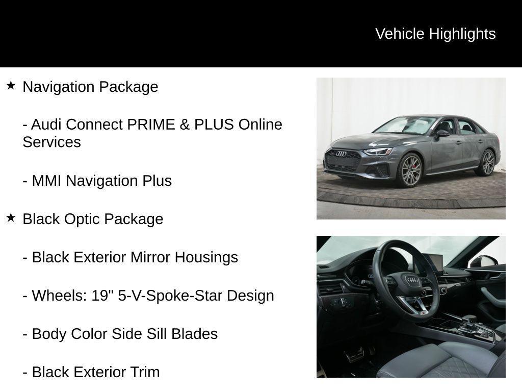 used 2022 Audi S4 car, priced at $40,977