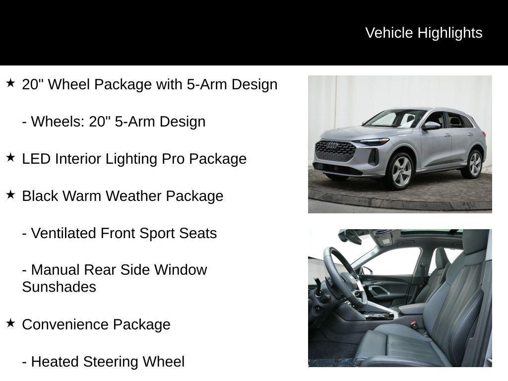 used 2025 Audi Q5 car, priced at $49,977