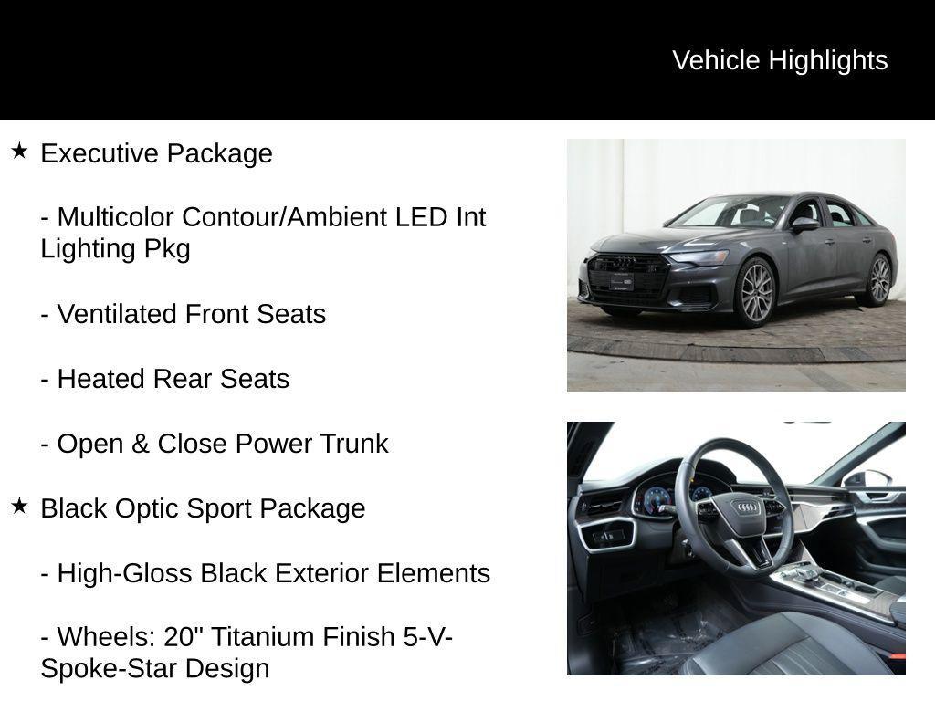 used 2023 Audi A6 car, priced at $42,977