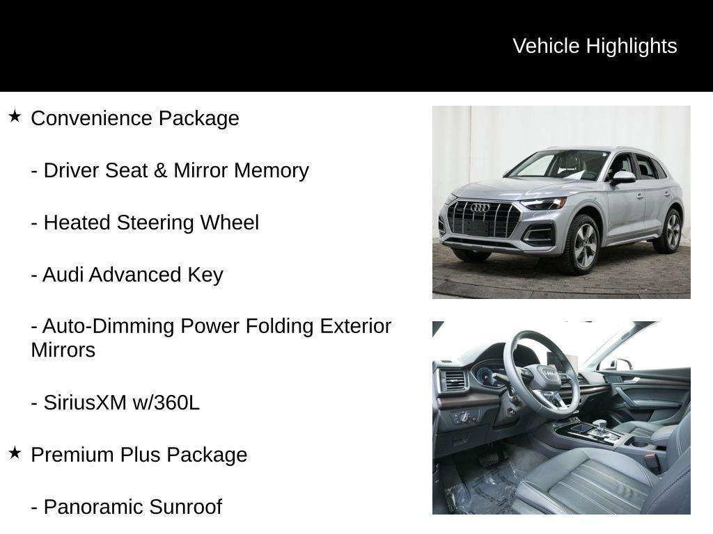used 2023 Audi Q5 car, priced at $32,977