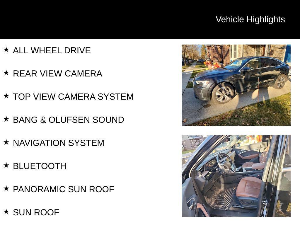 used 2024 Audi Q8 e-tron car, priced at $45,477