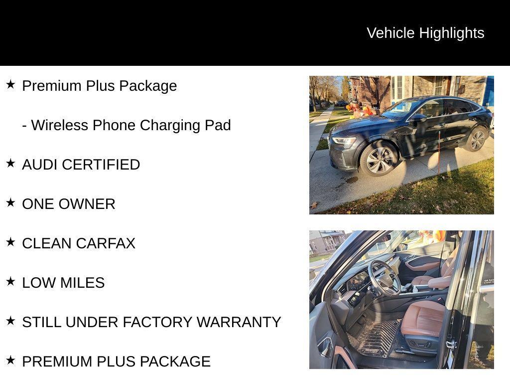 used 2024 Audi Q8 e-tron car, priced at $45,477