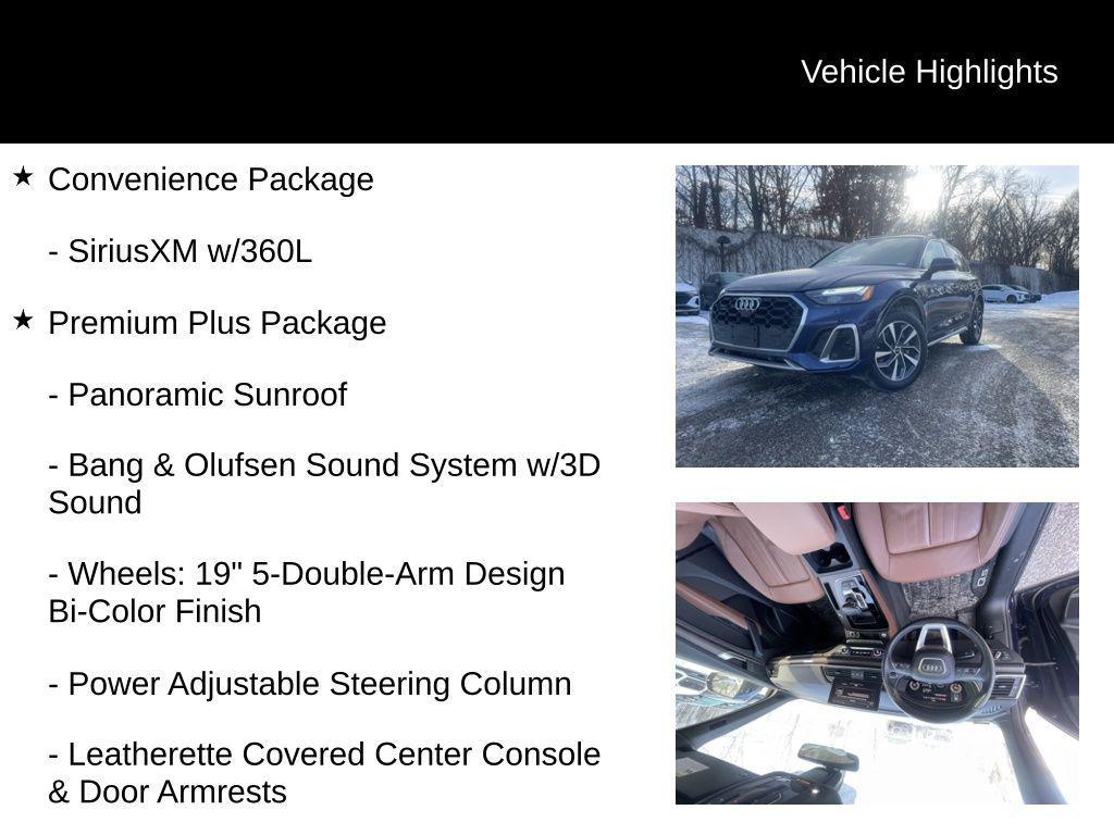 used 2023 Audi Q5 car, priced at $33,977