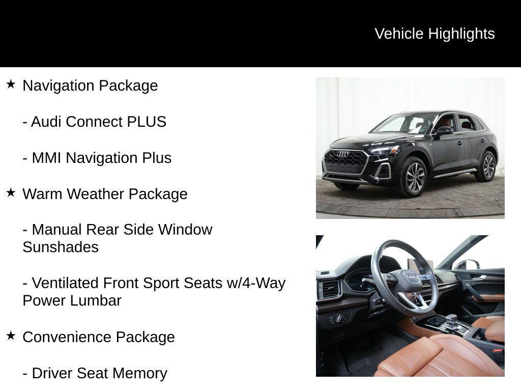 used 2023 Audi Q5 car, priced at $34,977