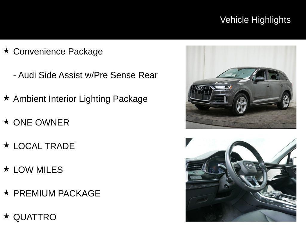 used 2020 Audi Q7 car, priced at $27,977
