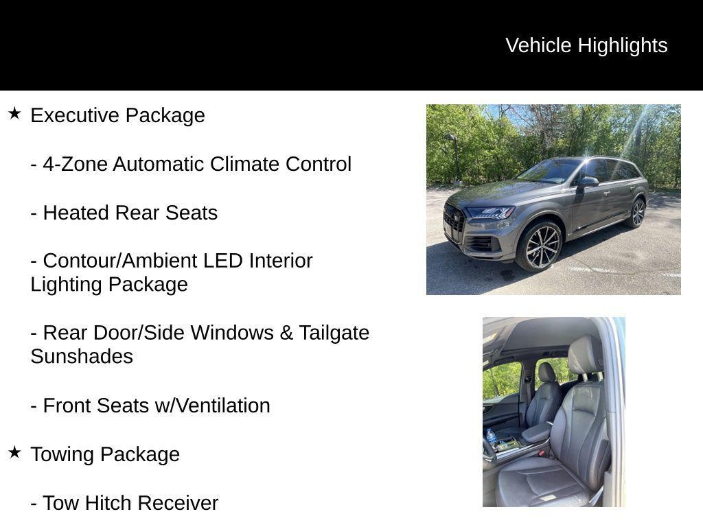 used 2023 Audi Q7 car, priced at $45,327