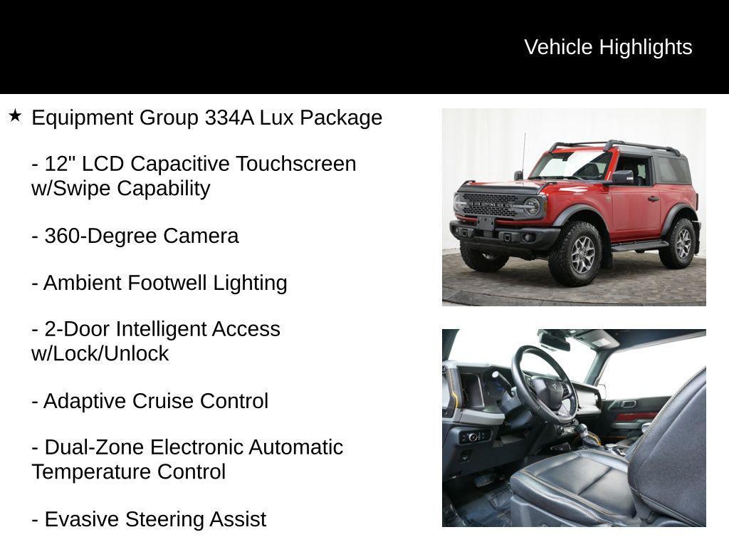 used 2023 Ford Bronco car, priced at $42,977