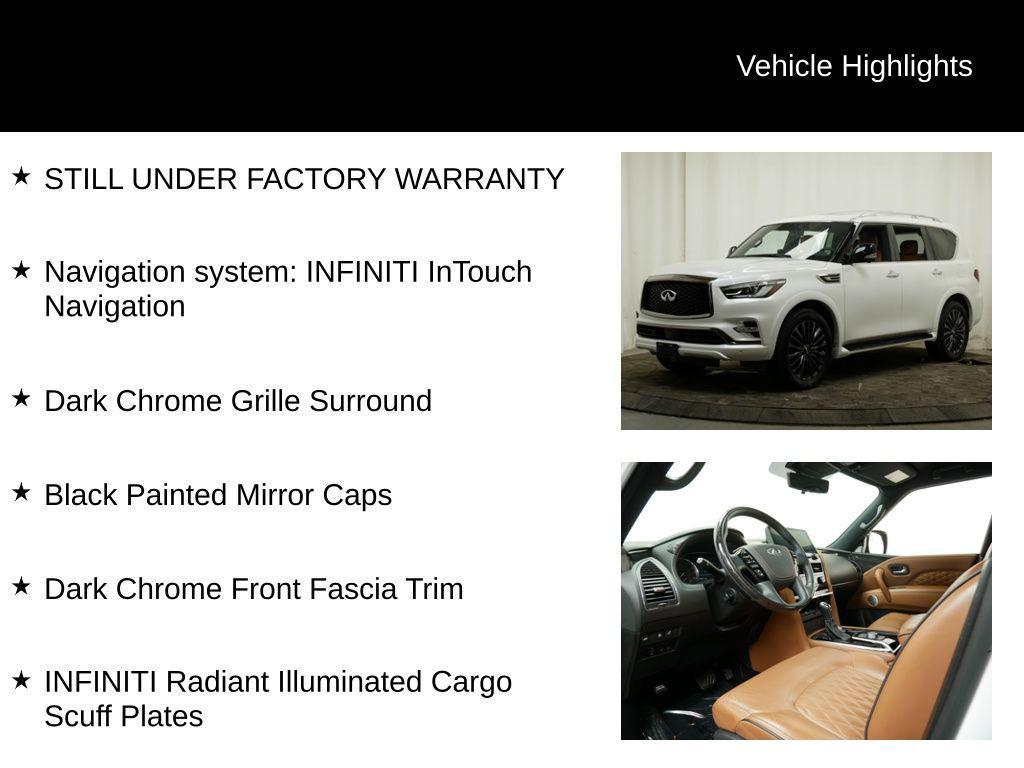 used 2024 INFINITI QX80 car, priced at $56,477