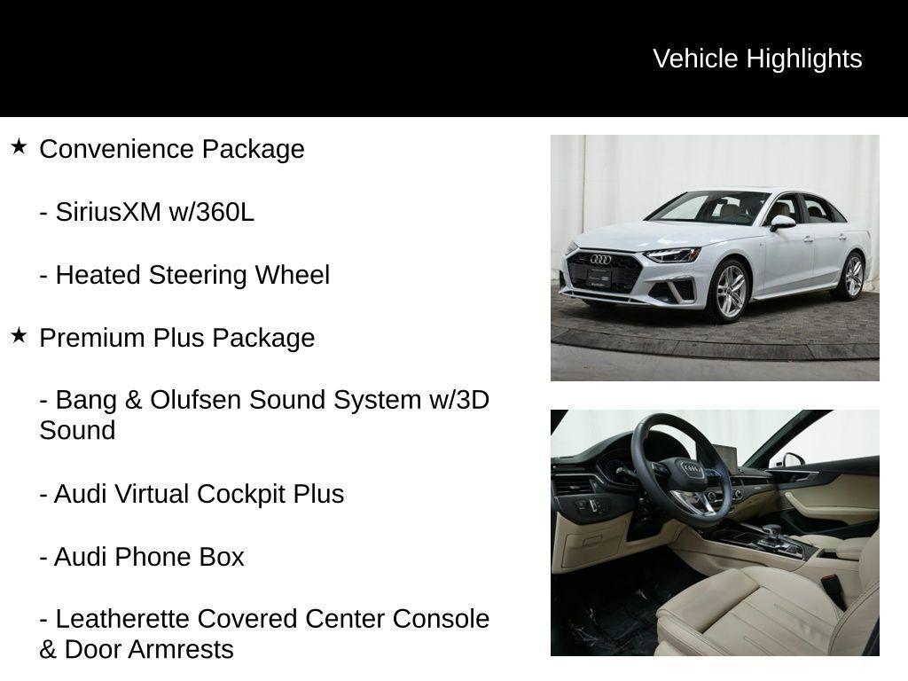 used 2023 Audi A4 car, priced at $31,977