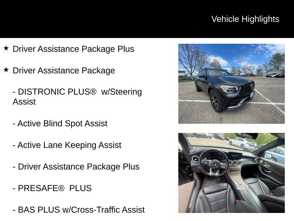 used 2020 Mercedes-Benz AMG GLC 43 car, priced at $33,327