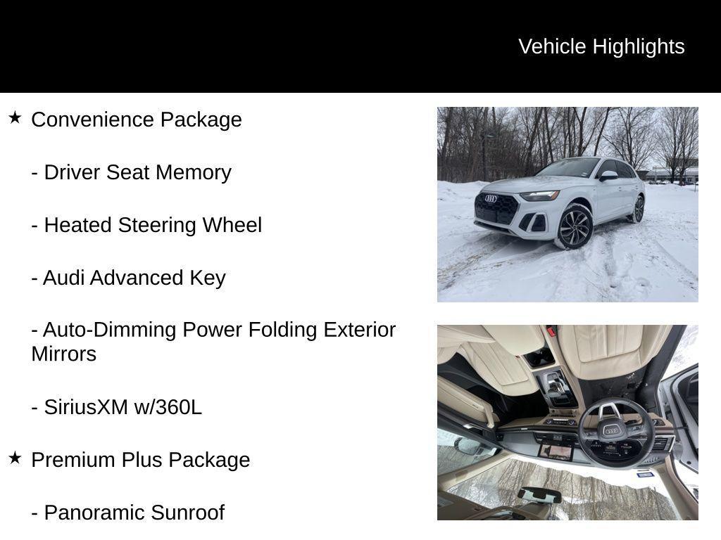 used 2023 Audi Q5 car, priced at $35,477