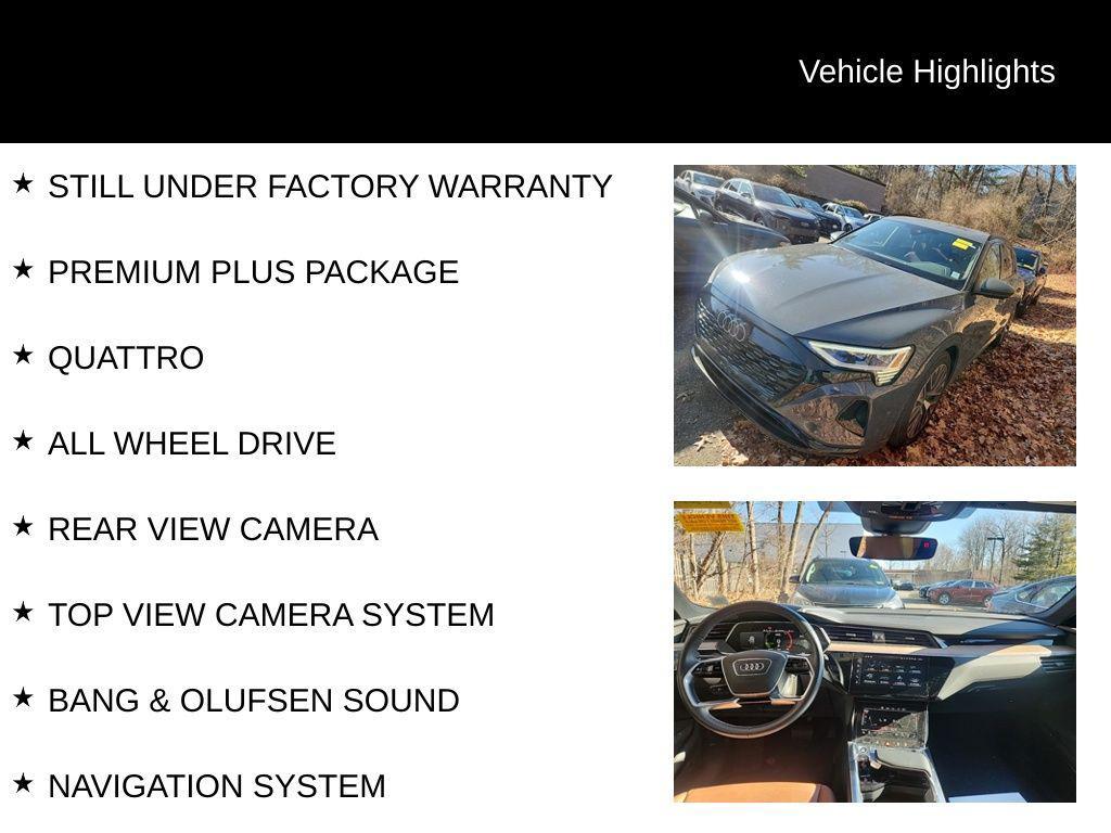 used 2024 Audi Q8 e-tron car, priced at $45,977