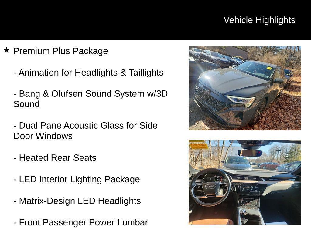 used 2024 Audi Q8 e-tron car, priced at $45,977
