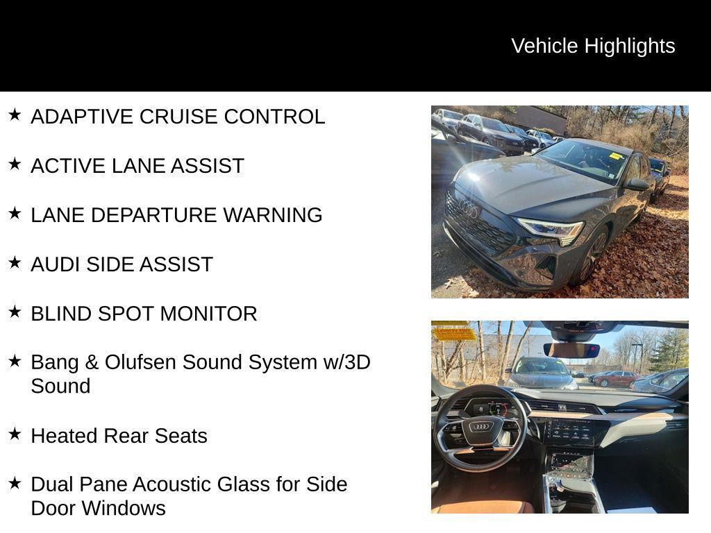 used 2024 Audi Q8 e-tron car, priced at $45,977