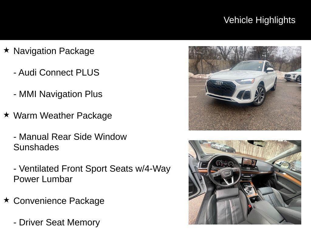 used 2023 Audi Q5 car, priced at $35,977