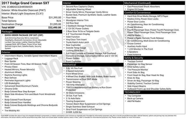 used 2017 Dodge Grand Caravan car, priced at $7,990