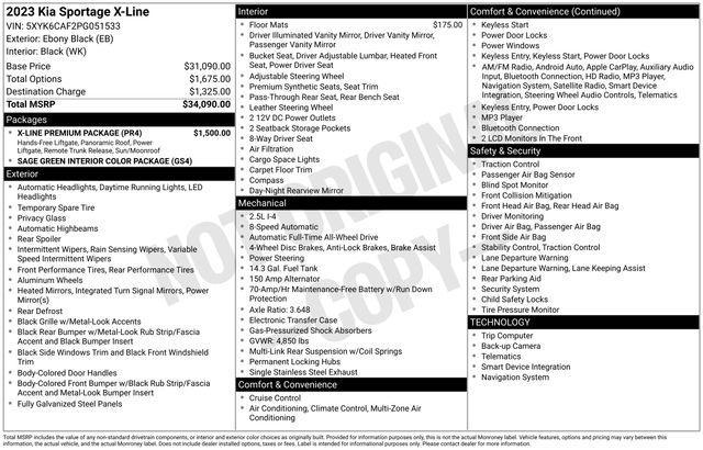 used 2023 Kia Sportage car