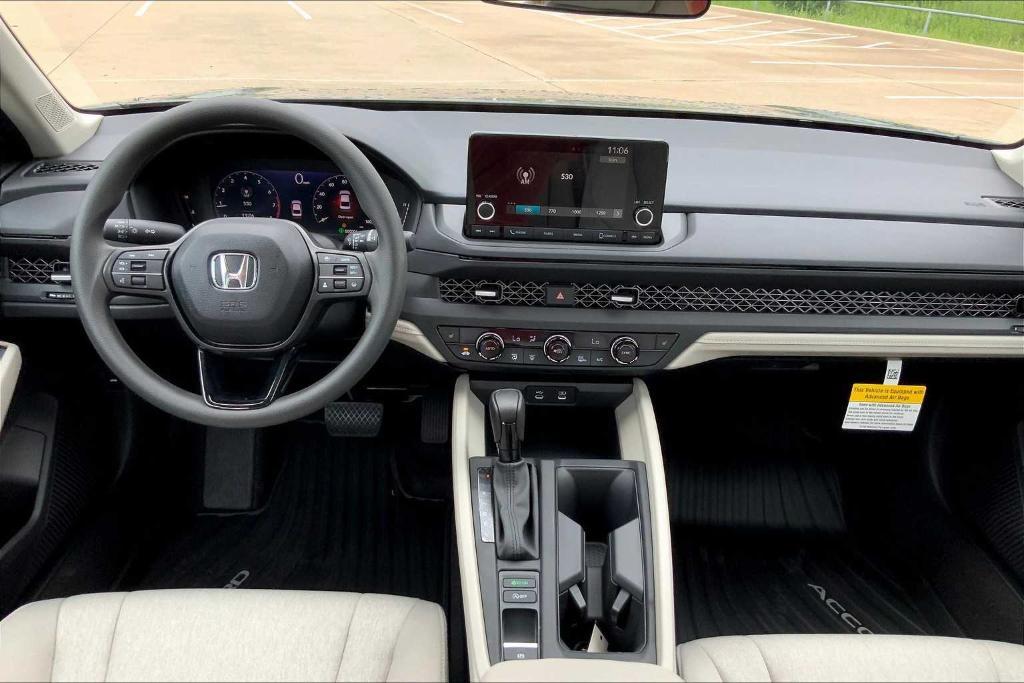 new 2025 Honda Accord car, priced at $30,835