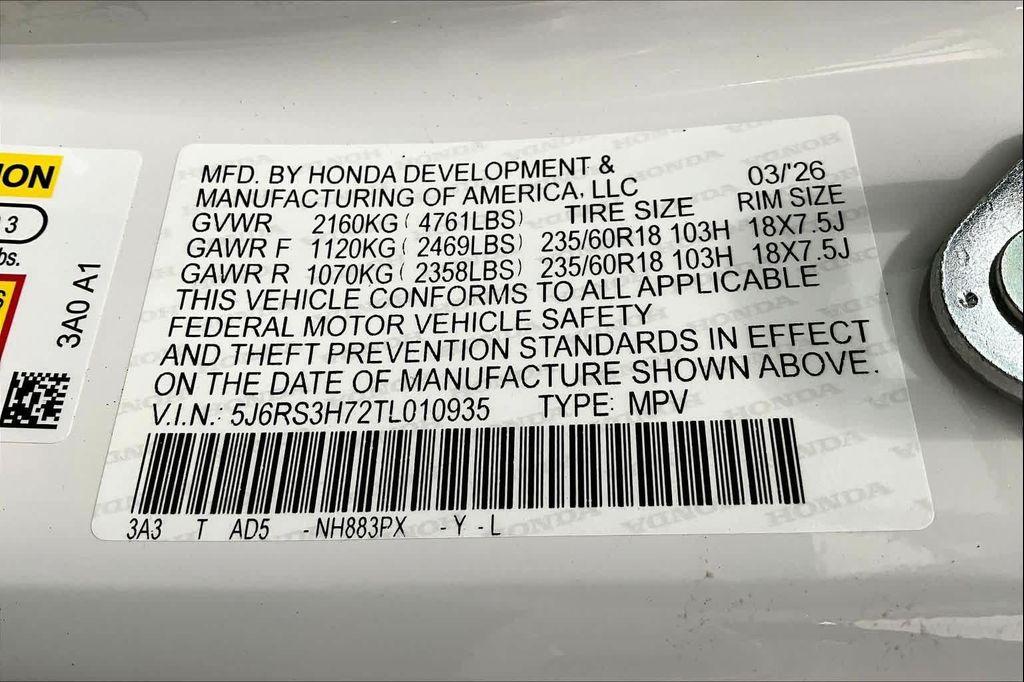 new 2026 Honda CR-V car, priced at $36,504