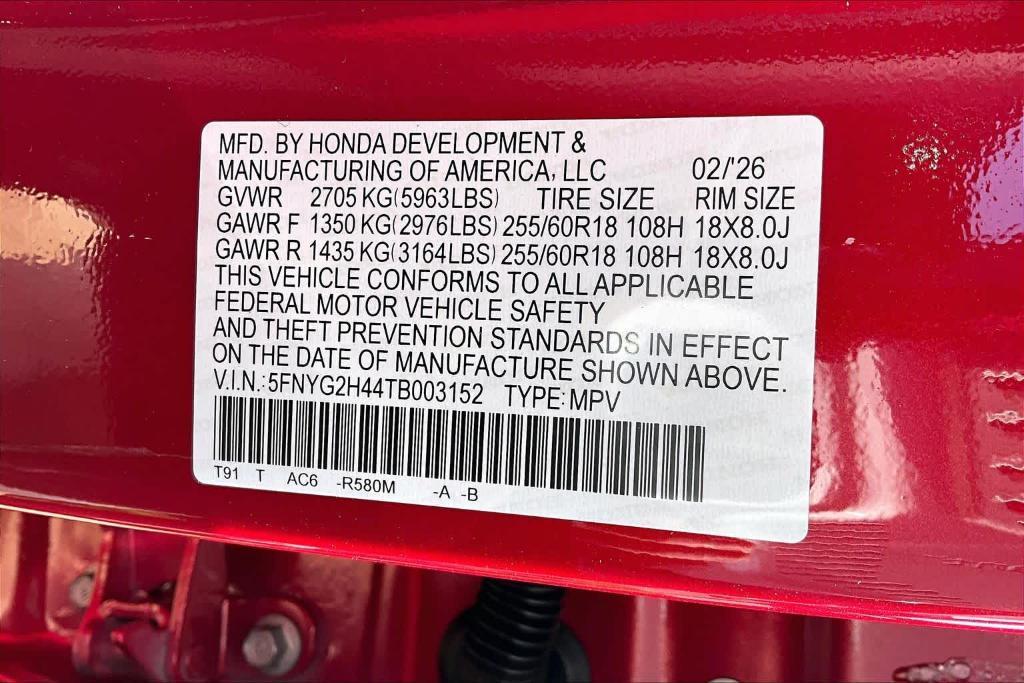 new 2026 Honda Pilot car, priced at $45,570