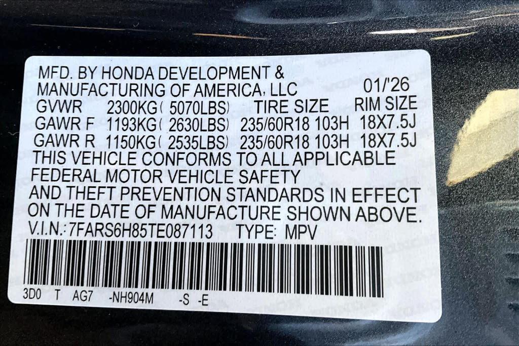 new 2026 Honda CR-V Hybrid car, priced at $41,050