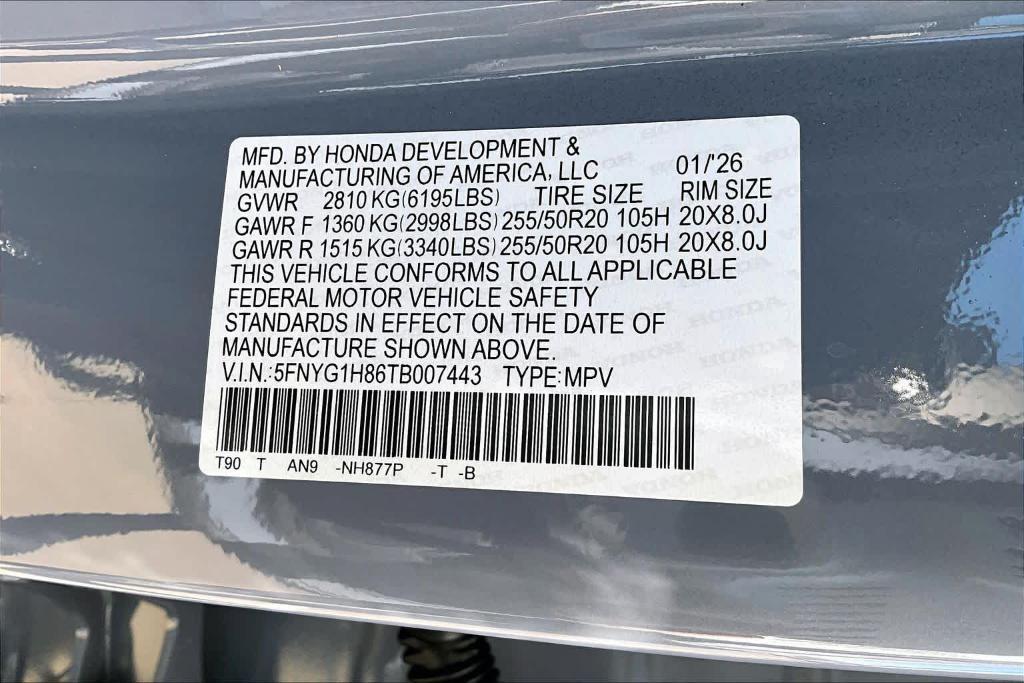 new 2026 Honda Pilot car, priced at $54,820