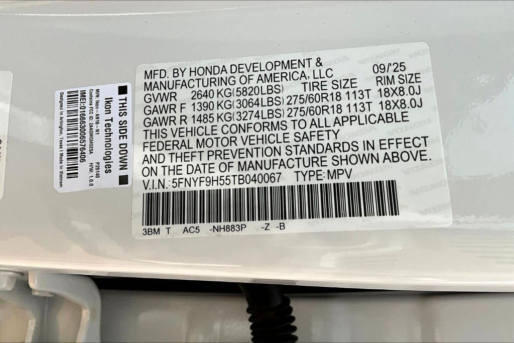 new 2026 Honda Passport car, priced at $53,075