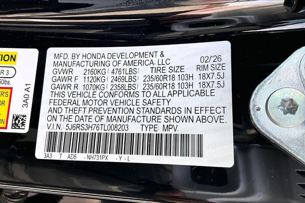 new 2026 Honda CR-V car, priced at $36,225