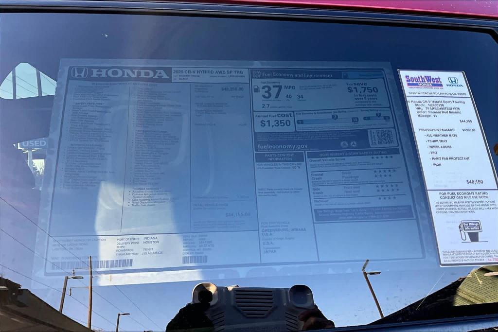 new 2026 Honda CR-V Hybrid car, priced at $42,280