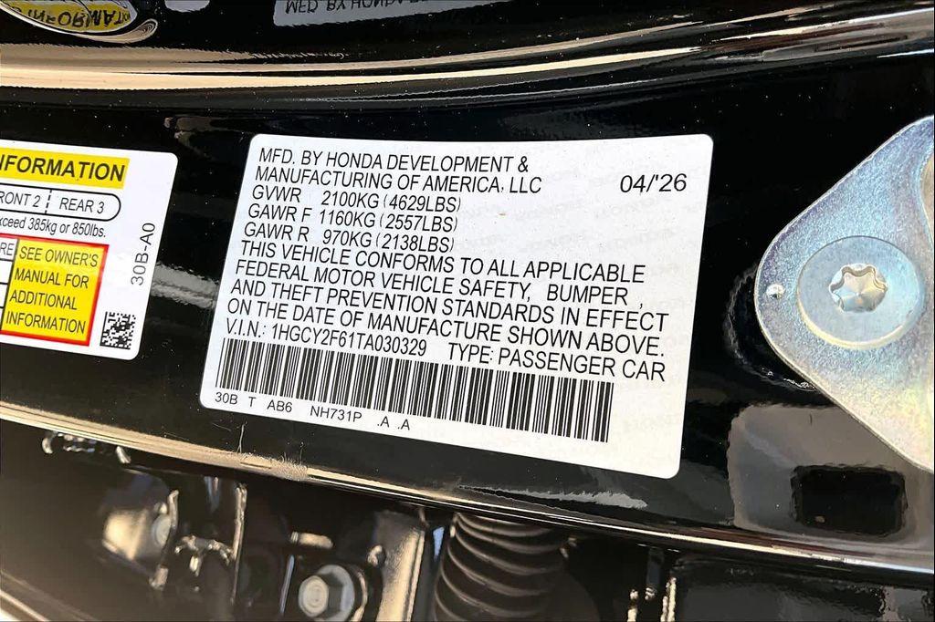 new 2026 Honda Accord Hybrid car, priced at $35,489