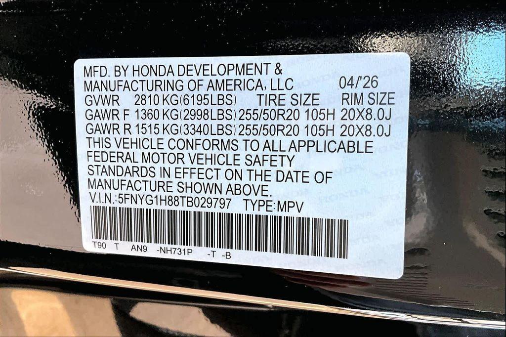 new 2026 Honda Pilot car, priced at $57,084