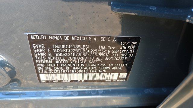 new 2026 Honda HR-V car, priced at $31,517