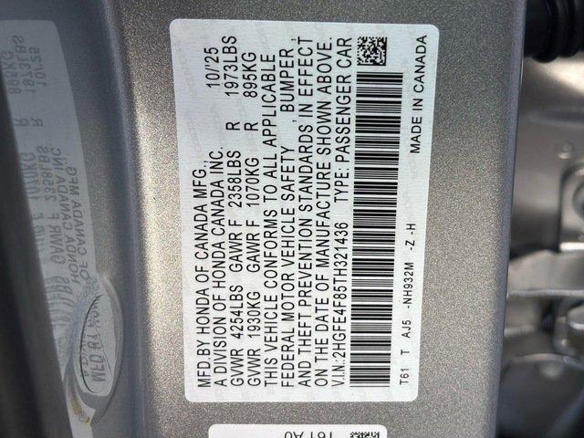 new 2026 Honda Civic Hybrid car, priced at $32,484