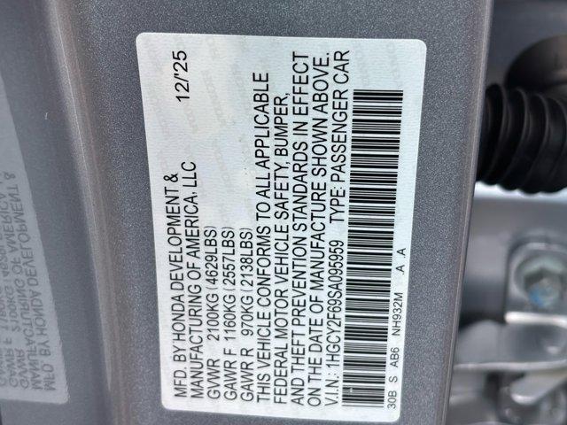 new 2025 Honda Accord Hybrid car, priced at $35,314