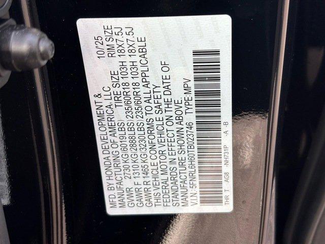 new 2026 Honda Odyssey car, priced at $42,633