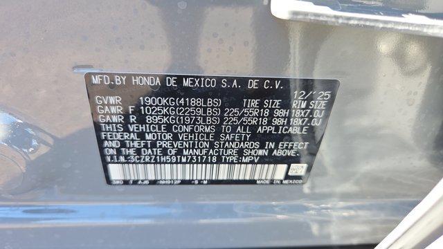 new 2026 Honda HR-V car, priced at $29,564