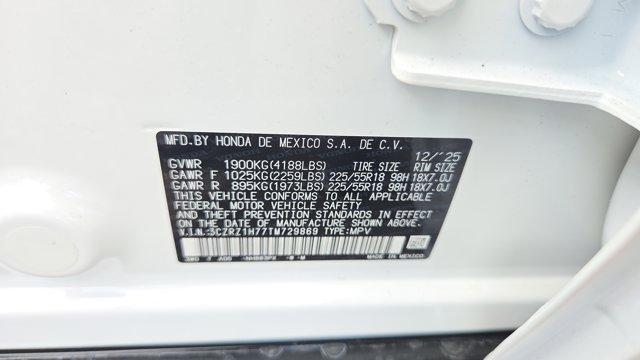 new 2026 Honda HR-V car, priced at $31,517