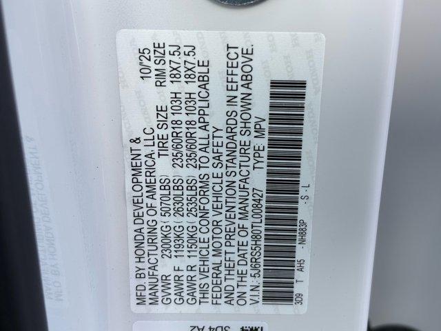 new 2026 Honda CR-V Hybrid car, priced at $39,589