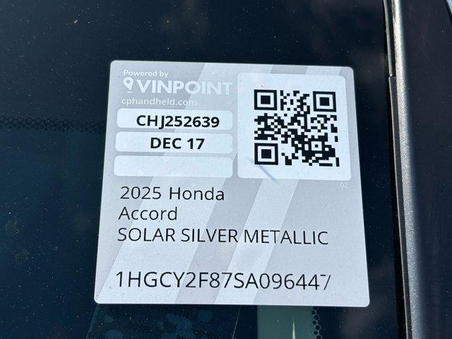 new 2025 Honda Accord Hybrid car, priced at $38,661